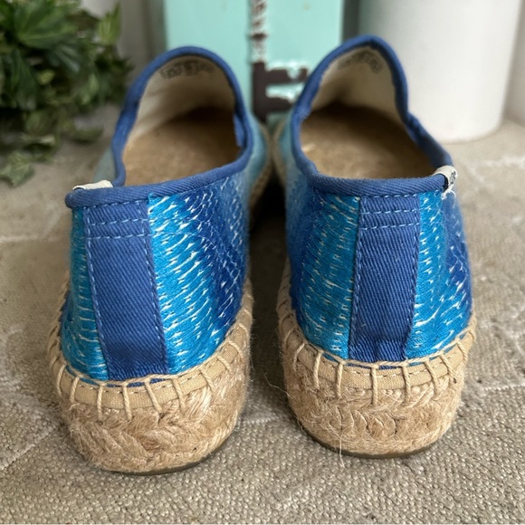 Soludos Ombré Blue Slip On Espadrille Loafer Shoes. Size 5.5 - Picture 10 of 11